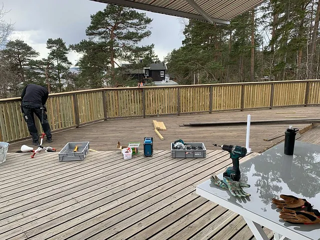 Konstruksjon av terrasse